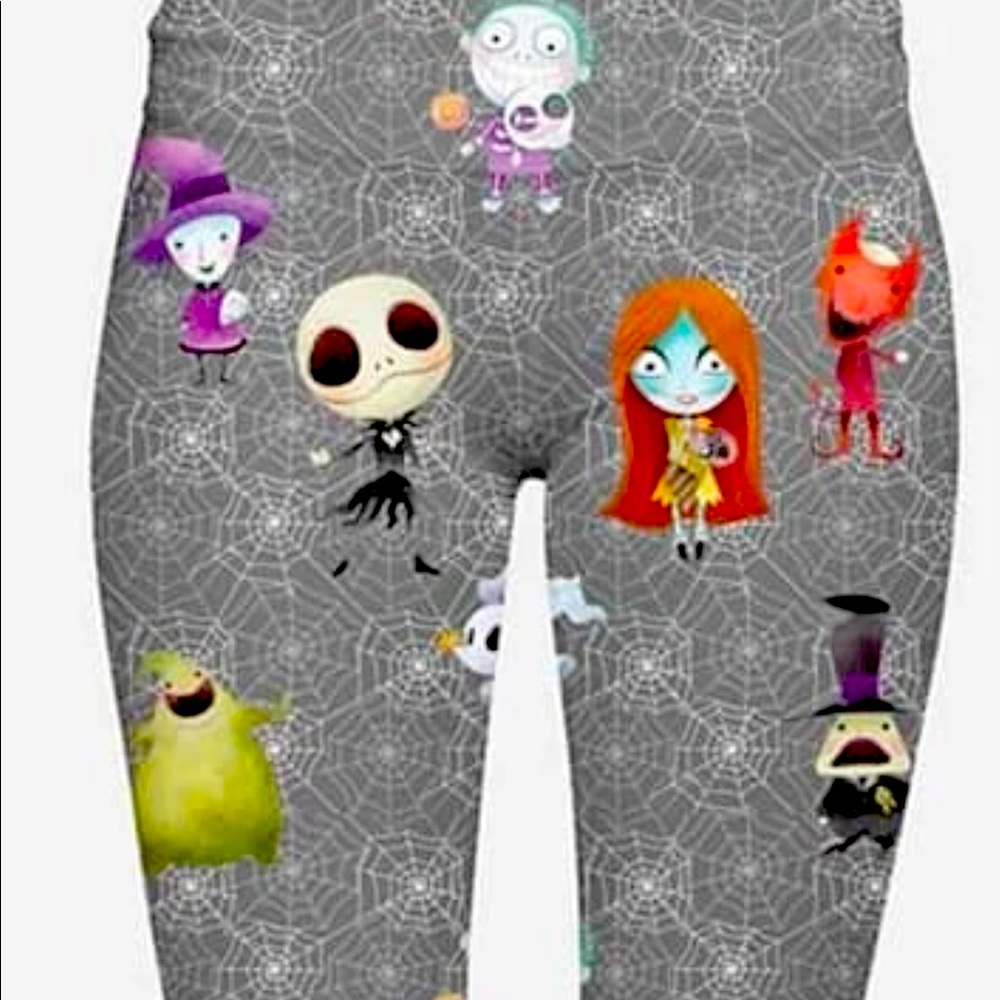 Jack skellington inspired leggings